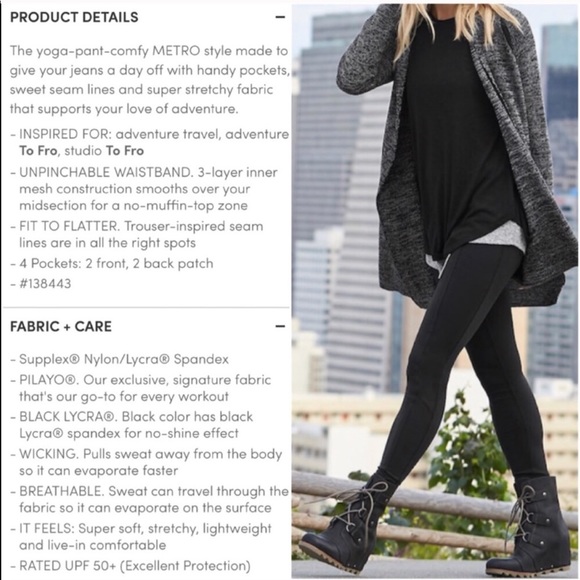 Athleta High Waisted Metro Leggings - Picture 8 of 8